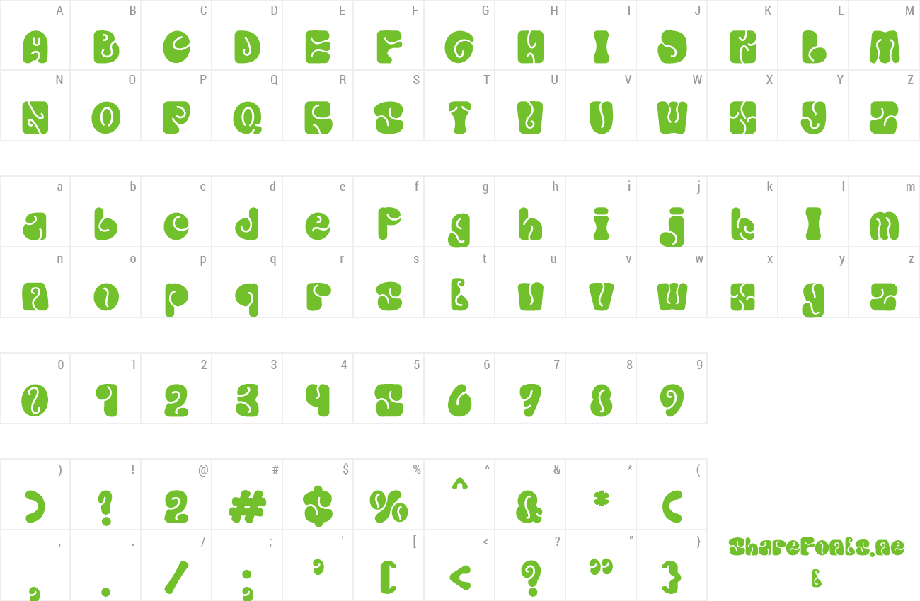 Font Retro Votre preview